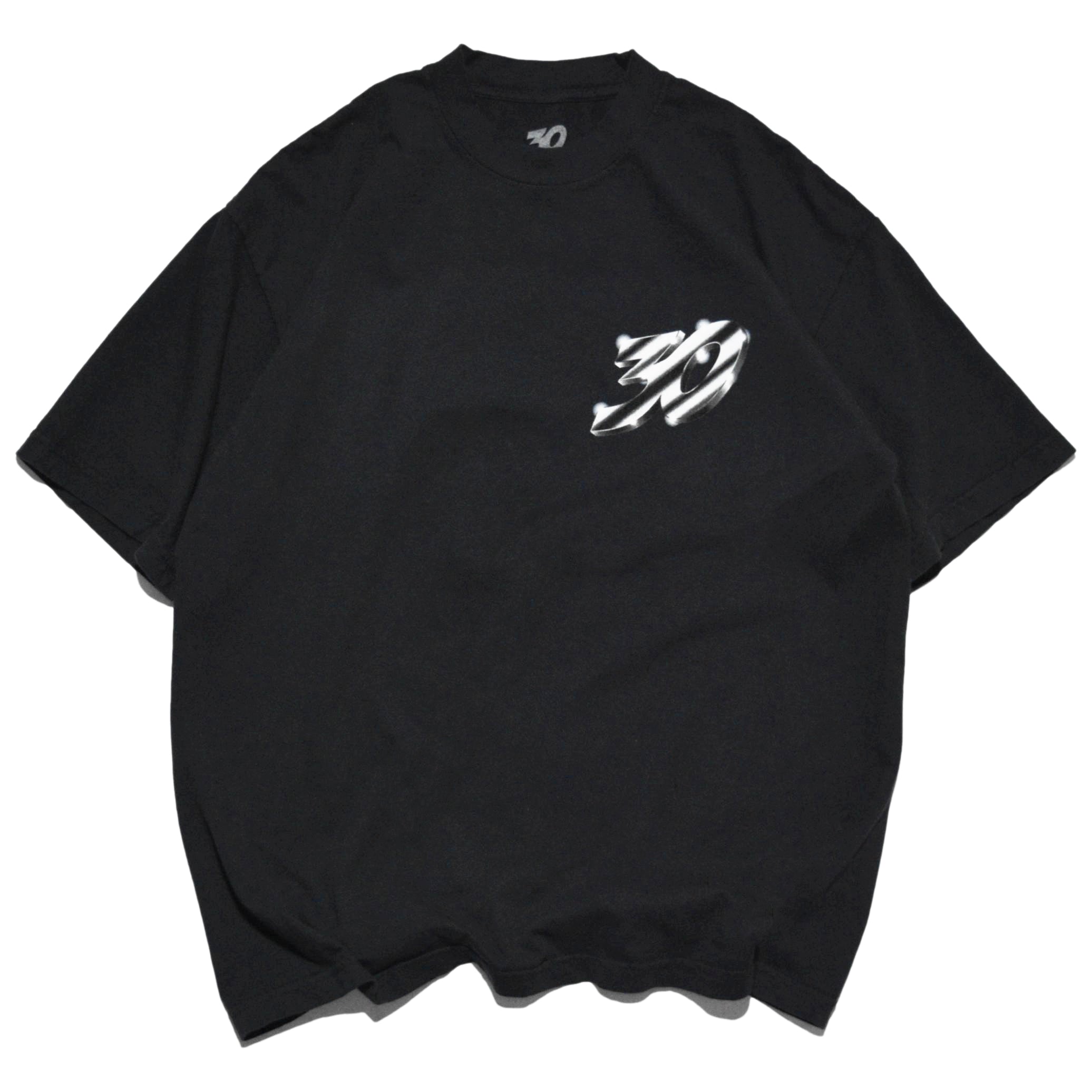 Burst T-Shirt - Off-Black / Red