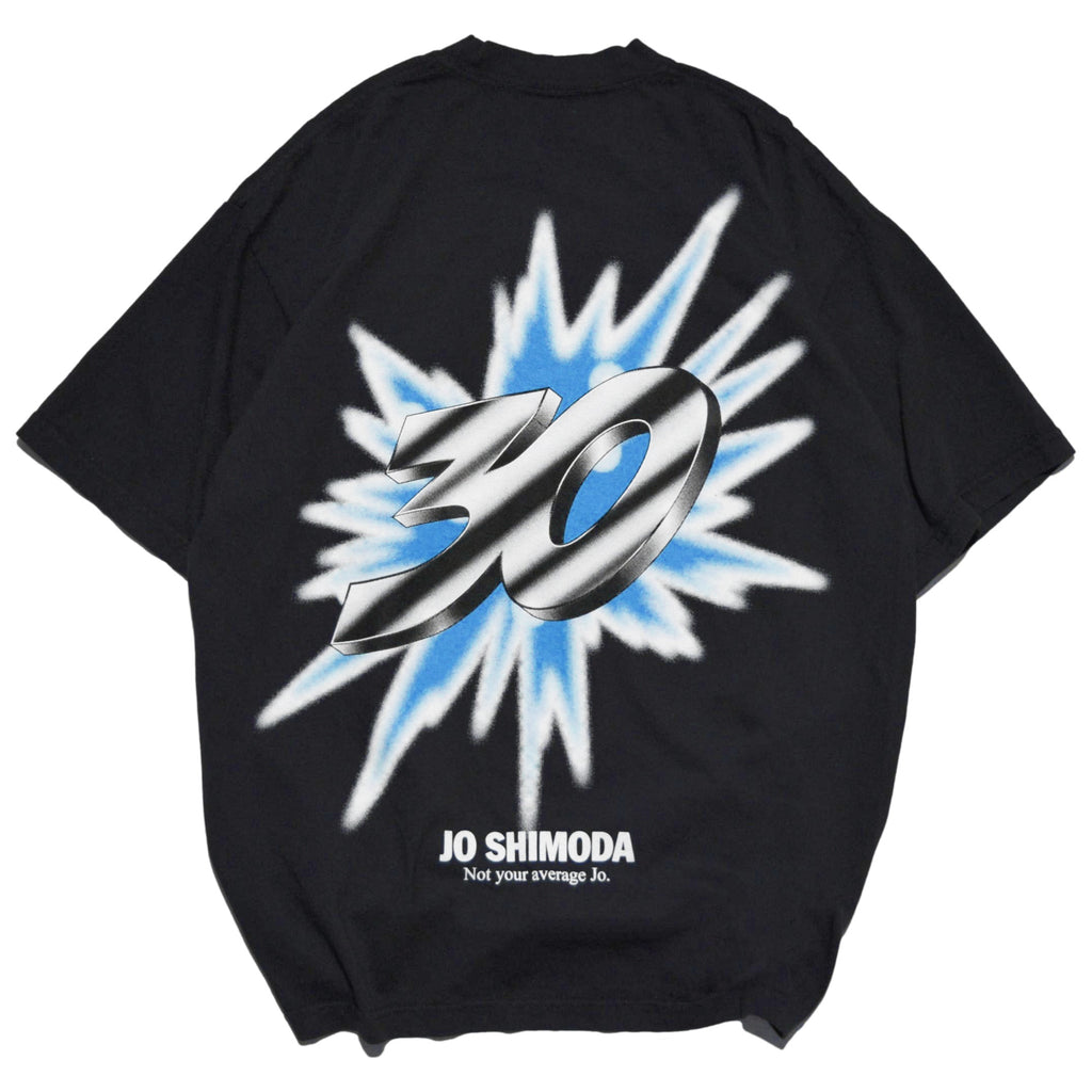 Burst T-Shirt - Off-Black / Blue