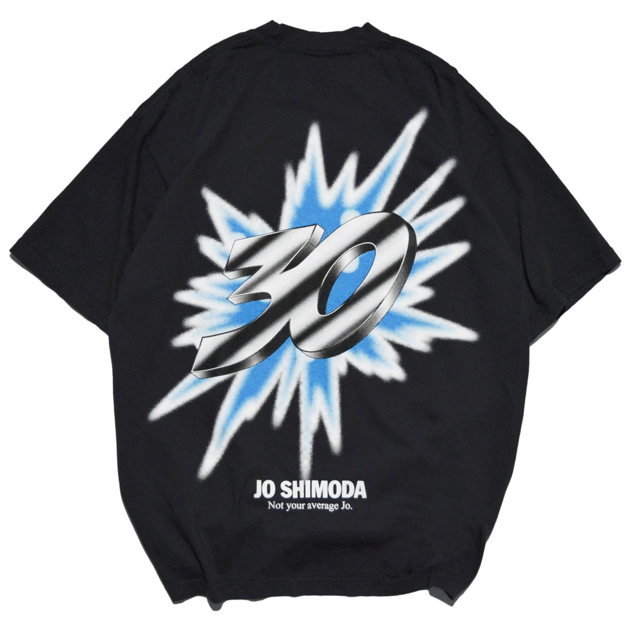 Burst T-Shirt - Off-Black / Blue