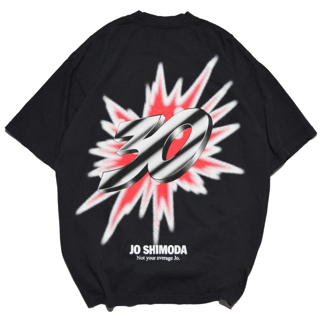 Burst T-Shirt - Off-Black / Red
