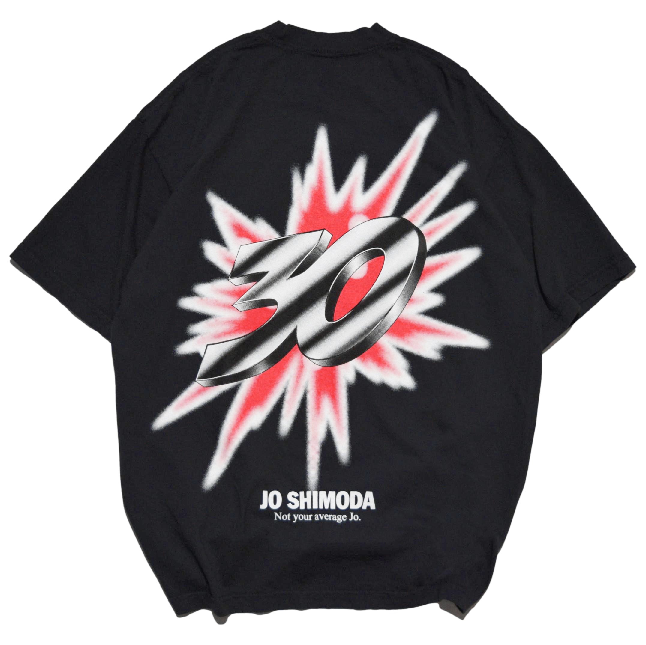 Burst T-Shirt - Off-Black / Red